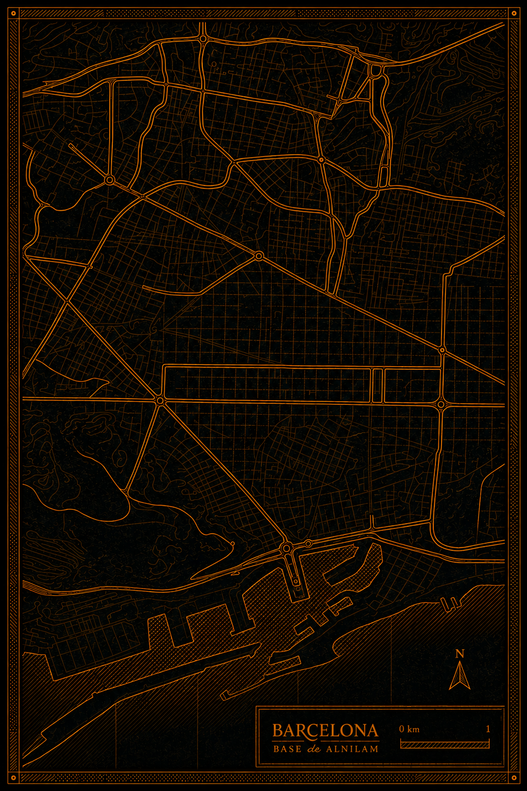 Mapa de Barcelona