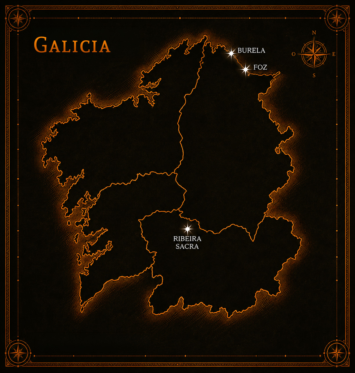 Mapa de Galicia