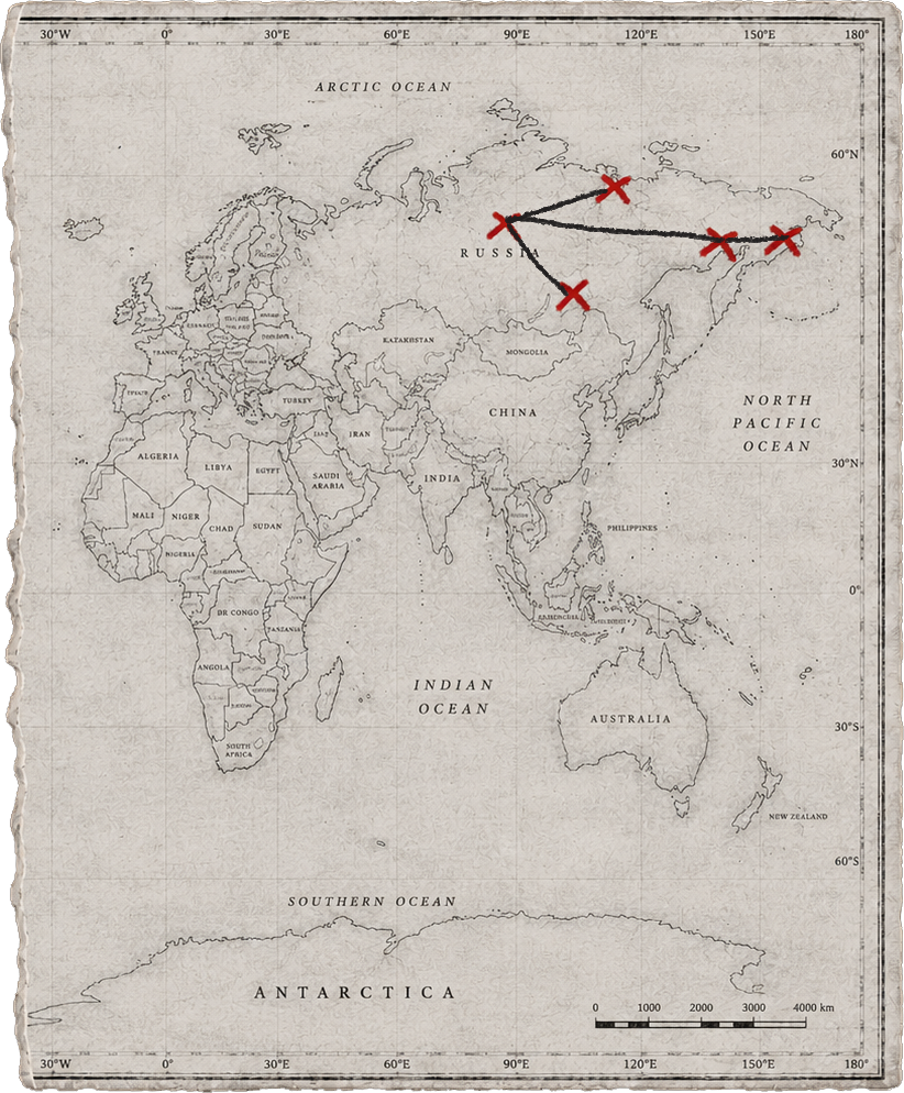 Mitad euroasiática del mapa